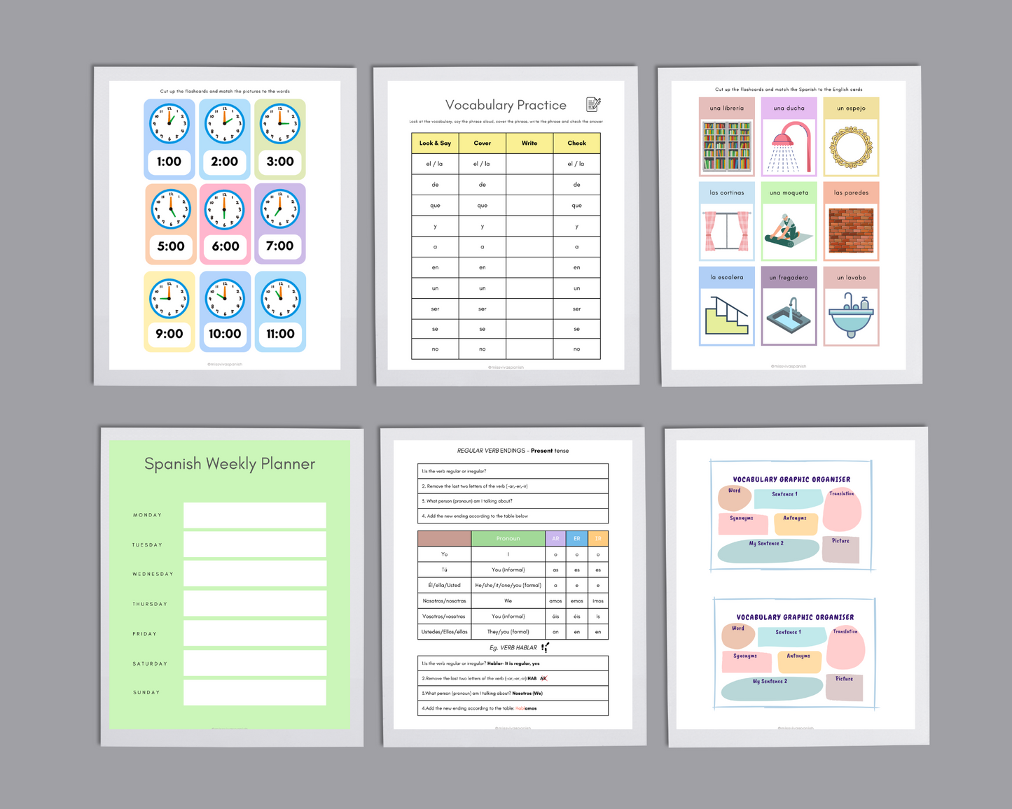 Spanish Learning Resources E-Book 2 (Latin America: Mexican Spanish version)