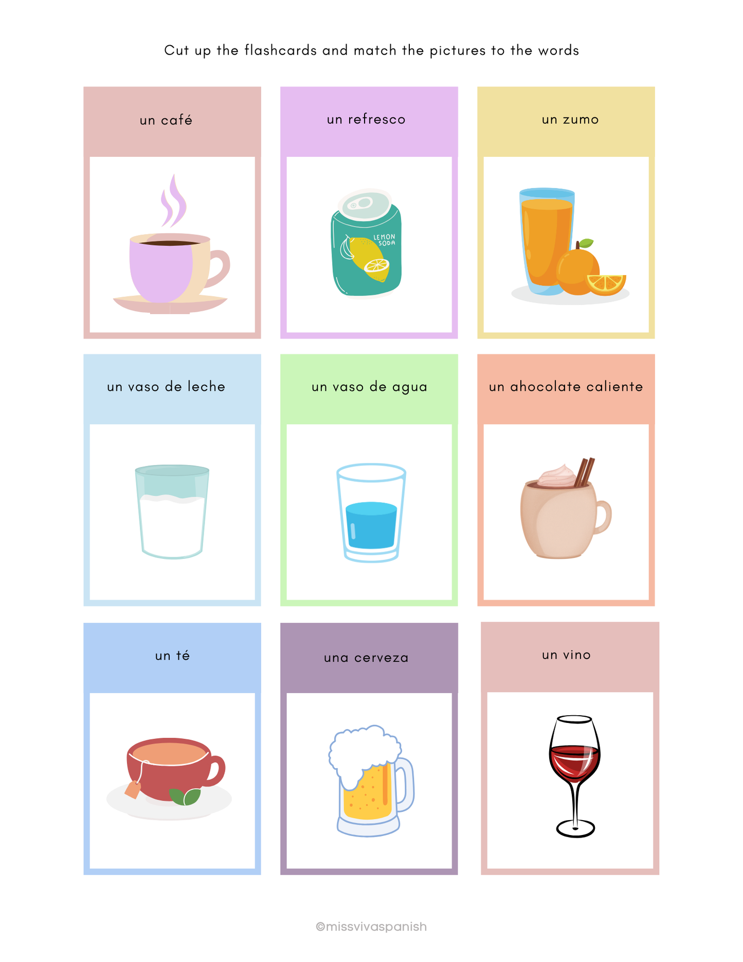 Ordering food in Spanish | Spanish worksheets (8+)(SM)