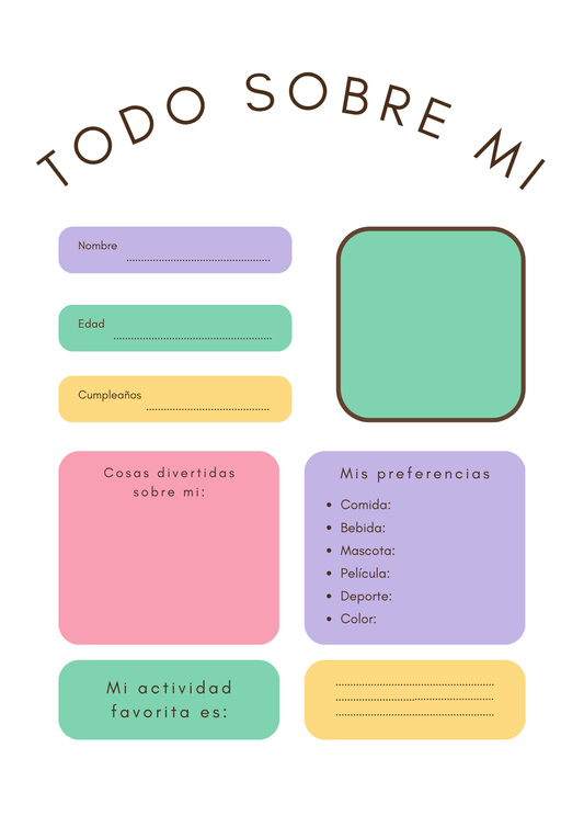 Introducing yourself in Spanish worksheets  (8+)(SM)