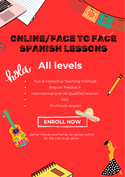 Online spanish lessons & tuition 