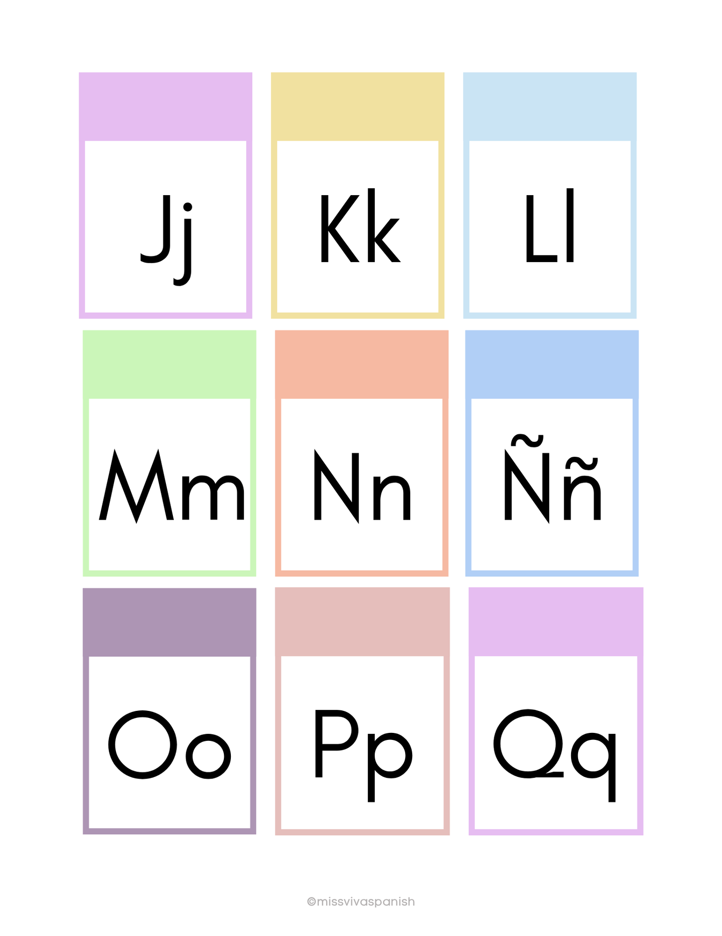 Spanish pronunciation flash cards & worksheets (8+)(SM)
