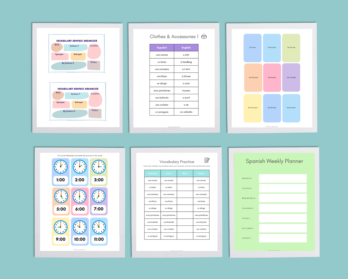 Spanish Learning Resources E-book 2 (Spanish from SPAIN version)