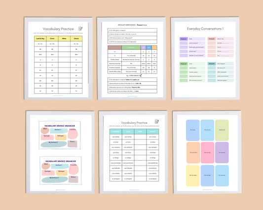 Spanish Learning Resources E-book 2 (Spanish from SPAIN version)